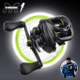 Danding M1 BAITCASTING REEL 8KG MAX DRAGING LOWPLOP PROFICE REEL 61 Double bouclier BB 7.2 1 Rapport de vitesse 207g Baitcaster durable 240424