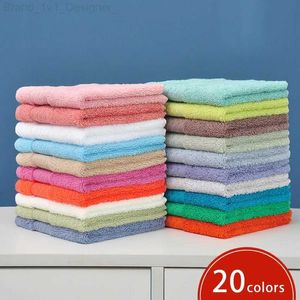 Mouchoirs 20 mouchoirs couleurs de haute qualité coton petite serviette couleur couleur douce et épaisse 34 * 34 cm adapté aux adultes et aux enfants mouchoirs pour enfants