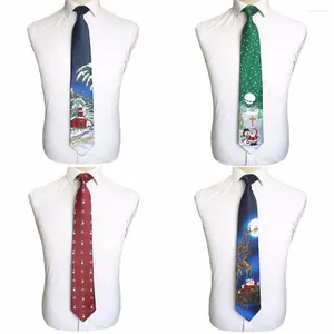 Pañuelos GUSLESON Calidad Seda Navidad Corbata 9 cm Moda para hombre Corbatas Helloween Festival Soft Designer Carácter Corbata