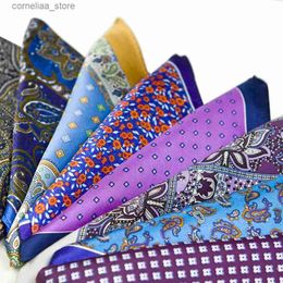 Mouchoirs hommes Hanji poche carré multicolore sérigraphie accessoires livraison gratuite coloré fait à la main ensemble pour hommes Y240326