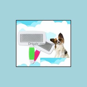 Poignée Perdre Pet Chien Chat Brosse À Poils Fourrure Toilettage Tondeuse Peigne Slicker Produits Accessoires Zza282 Drop Livraison 2021 Autres Fournitures Accueil