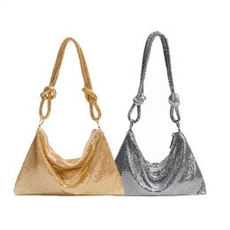 Poignée douce paillettes soirée pochette pour femmes brillant dîner fête mariage sacs à main sac à main concepteur femme aisselles épaule 240123