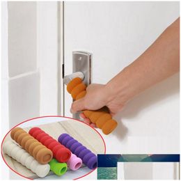 Handles Pulls 3Pc Eva Foam Door Handle Protector Er Bumpersf For Baby Safety Anti-Collision Prevent Electrostatic Home Accessories Dhhrf