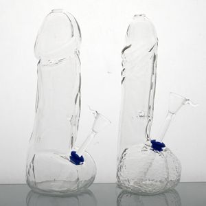 Fait à la main 2 taille nouveau modèle de gode en verre fumer narguilé eau Bong tuyau/Transparent Dick forme verre d'eau fumer tuyau/verre fumer narguilé tuyau