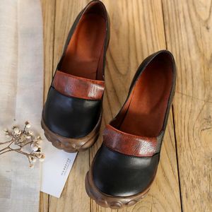 Tayunxing – chaussures 340 faites à la main, robe en cuir de vache véritable Low He 42663