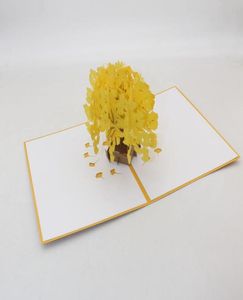 Handgemaakte 3D Boom Wenskaarten Uitnodiging Bedankt Ansichtkaart Voor Verjaardag Kerst Feestelijke Feestartikelen3188287
