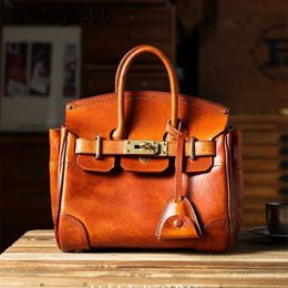 Handmade 7a Bikns Bikns Genuine Leather Half Work Head COOL COOLO CUERO INDUSTRIA PESADA CUERO HOMINGL5EJ