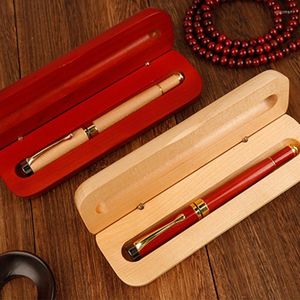 Coffret cadeau stylo à bille fait à la main boîtes en bois Collection de caisses vides pour anniversaire d'entreprise unique