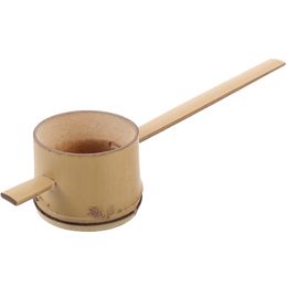 Filtro de té de bambú de bambú hecho a mano Accesorios de juego de café (Tipo 2) Manual de infusores
