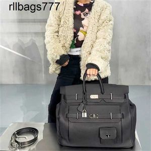 Sac BK fait à la main HAC Top Bag 50 cm Families Tapes Litchi Modèle Extra Large Unisexe Trip Luggage Capace Handheld