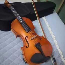 Violín brillante Borgoña hecho a mano prueba de grado de madera maciza niños adultos gama completa de violín profesional 4/4 instrumentos de cuerda