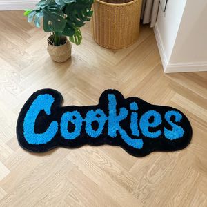 Handgemaakte koekjes vloerkleed voor kinderkamer getuft tapijtmat zachte pluche kinderen cadeaubonnen decoratie 240417