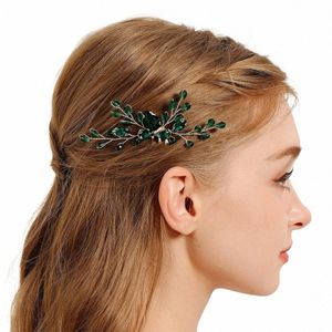 cuivre cuivre à la main peignes de cheveux en cristal fi de mariage coiffes de mariée