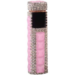 MAINMAGE DIAMENT ROSE PINS DOUIL ARC ARC USB RECHARGÉable Cigarette Lighter Tenter pour les femmes