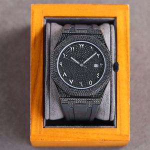 Handgemaakte Diamond Watch Mens Automatische mechanische horloges 40 mm Sapphire dames Designer PolsWatch Montre de Luxe Gifts