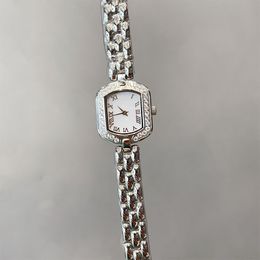 handgemaakte diamanten dames veelkleurig horloge quartz uurwerk 21 mm Montre de Luxe roestvrijstalen band dames klassiek polshorloge waterdicht horloges van hoge kwaliteit