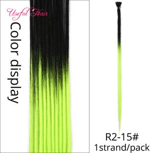 Handmade Dreadlocks Synthetic Hair Synthetic Hair Dread Lock Hair Extensions Extensions Crochet Braid 1Strand for Women Braided Synthetic