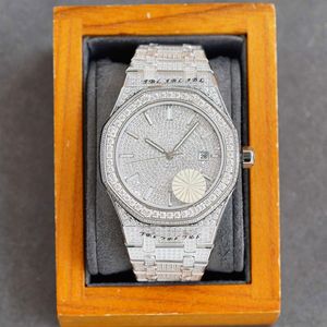 Handmade Plein de Diamonds Watch Mens Automatic Mechanical Watches 40mm with Diamond-Claid Steel 904L Sapphire Ladies Businesswa 280C