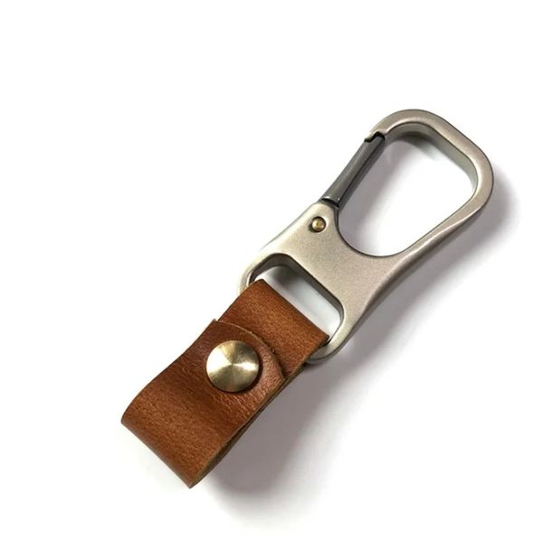 Fait à la main en cuir authentique portefeuille intelligent de bricolage de clés de clés de poche EDC Pocket Key Keys Organizer de la marque Charmes de qualité Keychain