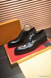 Handgemaakte Italiaanse stijl designeer mannen formele oxford schoenen lederen krokodil print groen zwart lace-up heren jurk schoenen leer 33
