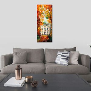 Handgemaakte landschapskunst op canvas The Wind of Dreams I Vibrant Street Artwork Painting Home Decor