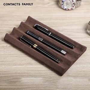 Porte-stylo en cuir fait à la main, taille 123, présentoir créatif de bureau, organisateur de crayons de bureau Kawaii, accessoires de bureau 240314