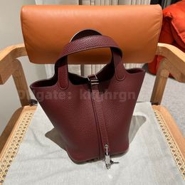 Handgemaakt lederen groentemand klassiek lederen lychee ontwerp handgemaakt naaigas 18cm handtas luxe designer tas eenvoudige, lichtgewicht slijtvaste tas