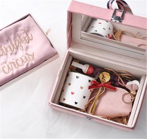 Handgemaakte make-up koffer cadeau huwelijksbedankjes voor bruidsmeisjes en gasten cadeaus voor vriendinnen verjaardagscadeau voor jonge dame en Ladi2760466