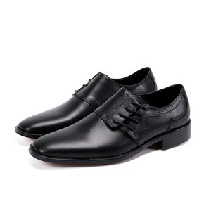 Handgemaakte mannen Batzuzhi S Zwart Lederen kledingschoenen voor zakelijk formeel schoenen veter Zapatos de Hombre Us Dre Shoe Buine Zapato