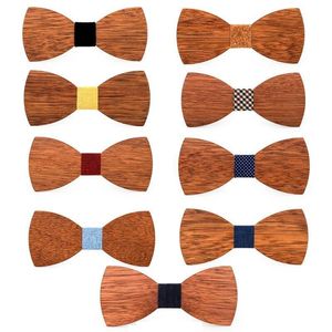 Handgemaakte buiging voor heren DIY Snelheid houten bogen Knoop les aanpassen mode bruiloft geschenkbenodigdheden 9 kleuren