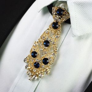 Hecho a mano hombres traje de banquete de boda cuello bolo corbatas camisa de fiesta pajarita novedad marca novio aleación de cristal Rhinestone Bowtie252b