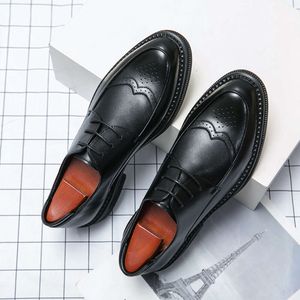 Handgemaakte herenjurk veter-up klassieke modehuwelijk voor mannen gratis verzending formele puntige oxford schoenen