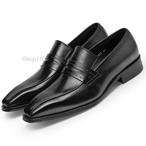 Fait à la main hommes mariage Oxford chaussures noir marron en cuir véritable chaussures habillées de luxe concepteur d'été affaires mocassins formels