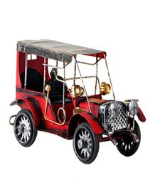 Nostalgie rétro-artisanale Classic Car Modelpop Time Iron Iron Car Model Ornement pour Home Office DecorationVintage Whited Iron Metal 8038654