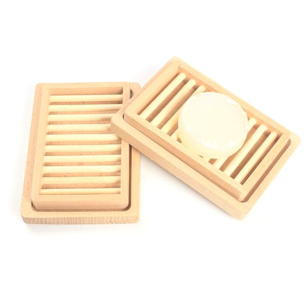 Juego de jaboneras de madera Retro hecho a mano, bandeja de almacenamiento, estuche para plato de ducha y baño, accesorios de baño, herramienta de cocina