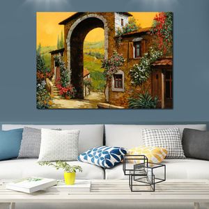 Handgemaakte zeegezicht Wall Art land van Arc Sung Kim canvas schilderij hedendaagse woonkamer decor groot