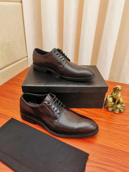 Chaussures faites à la main chaussures en cuir décontractées d'affaires cuir de vache importé de haute qualité chaussures en cuir pour hommes multi-styles chaussures de créateurs célèbres chaussures formelles décontractées 38-44