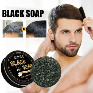 Savon à la main Shampooing Black Hair Savon Polygonum SHAMPOOT MULTIFLOUM COUVERTURE DARGING SHAMPOOW SOA-SOAP SOAP BAR SOAP 240416
