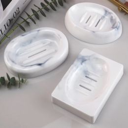 Handgemaakte zeepdoos Siliconen mal Soap Disin Hars gietvorm Epoxy Ring Dish Dish Holders Hars Soap Tray Molds Home Decor