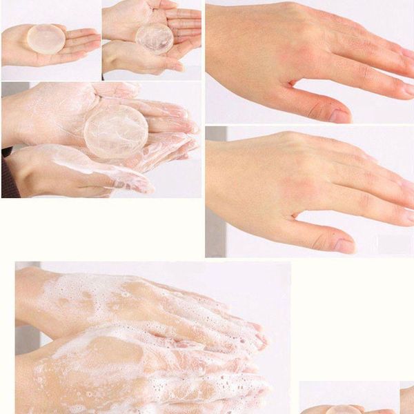 Jabón hecho a mano Jabón de cristal Baño de piel Blanqueamiento corporal Blanqueamiento Aligeramiento Anti envejecimiento Entrega de gotas naturales Salud Belleza Baño Cuerpo Dhmxh