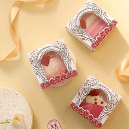 Handgemaakte soap Home Hand Love Double Happiness Process Gift Box Wedding Gunsten Xi Cold Handmade Soap 240416