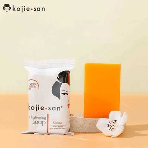 Savon fait à la main Kojie San Skin Lightening Savon Bleasage Kojic Acid Glycerine Savon en profondeur EXFOLIATE ÉGLAGNE PRODUIT DE BLASSION DE LA PEAUX 240416