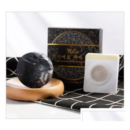 Savon fait à la main Boue minérale Cendres volcaniques Enlèvement Bain Body-Building Nombril Autocollant Cadeau Fleur Parfumée Main Pour Drop Livraison Hea Dhp7F