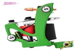 Handgemaakte tattoo -machine 10 spoelen voor beginners Hoge kwaliteit Wrap spiraal Tattoo Gun Aluminium Aluminium Legeringsapparatuur voor Liner Shader Gun Beau6697341