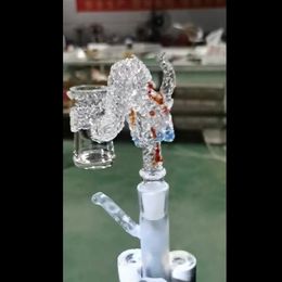 handgemaakte Viper sculpt Quartz Banger Smoke Nial 10mm 14mm 18mm Blender Bangers voor Dab Rigs Pipes Water Bong