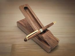 Juego de plumas de madera hecho a mano - Pluma estilográfica de nogal - Los mejores juegos de regalo