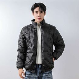 Handong Siyu – doudoune en duvet de canard blanc 90 pour homme, manteau d'hiver à col montant avec colle pressée, grande taille, 2023