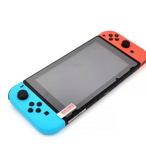 Protecteur d'écran en verre trempé pour NS Nintendo Switch Lite OLED 0.33mm 2.5D 9H Film de protection ultra-mince haut de gamme Film de protection incurvé Emballage de vente au détail