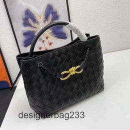 HandTotes Koeienhuid Avond Designer Tassen Luxe Arco Boteega 2023 Gebreide Tote Metalen Tas Venata Touw Andiamo Schouder Handheld Hoge Capaciteit Wo JJS7