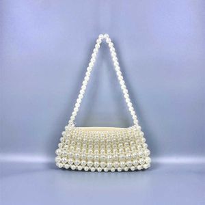 Sac perlé acrylique, sac à main de fée, sac à bandoulière, sac de poignet, sac féminin tendance et à la mode 240402